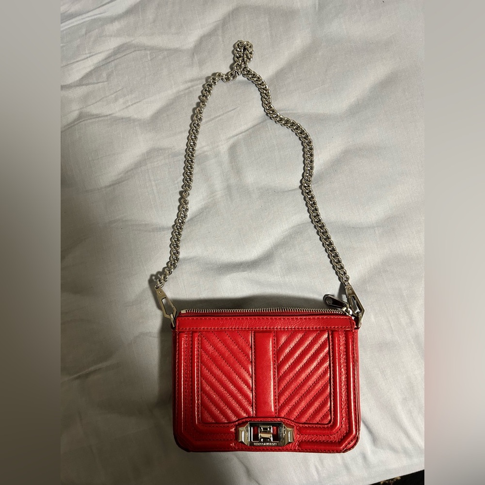Rebecca Minkoff Red Quilted Shoulder Bag